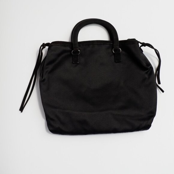 Authentic Preowned Prada Black Satin Small Handbag - Picture 8 of 10